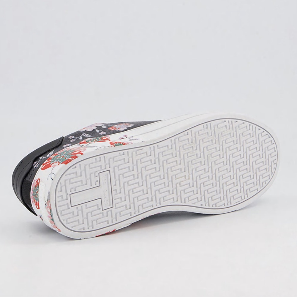 Ted Baker Aariah Sneakers Spiced Up Floral Trainers Shoes Flowers Lace Up - Picture 9 of 11